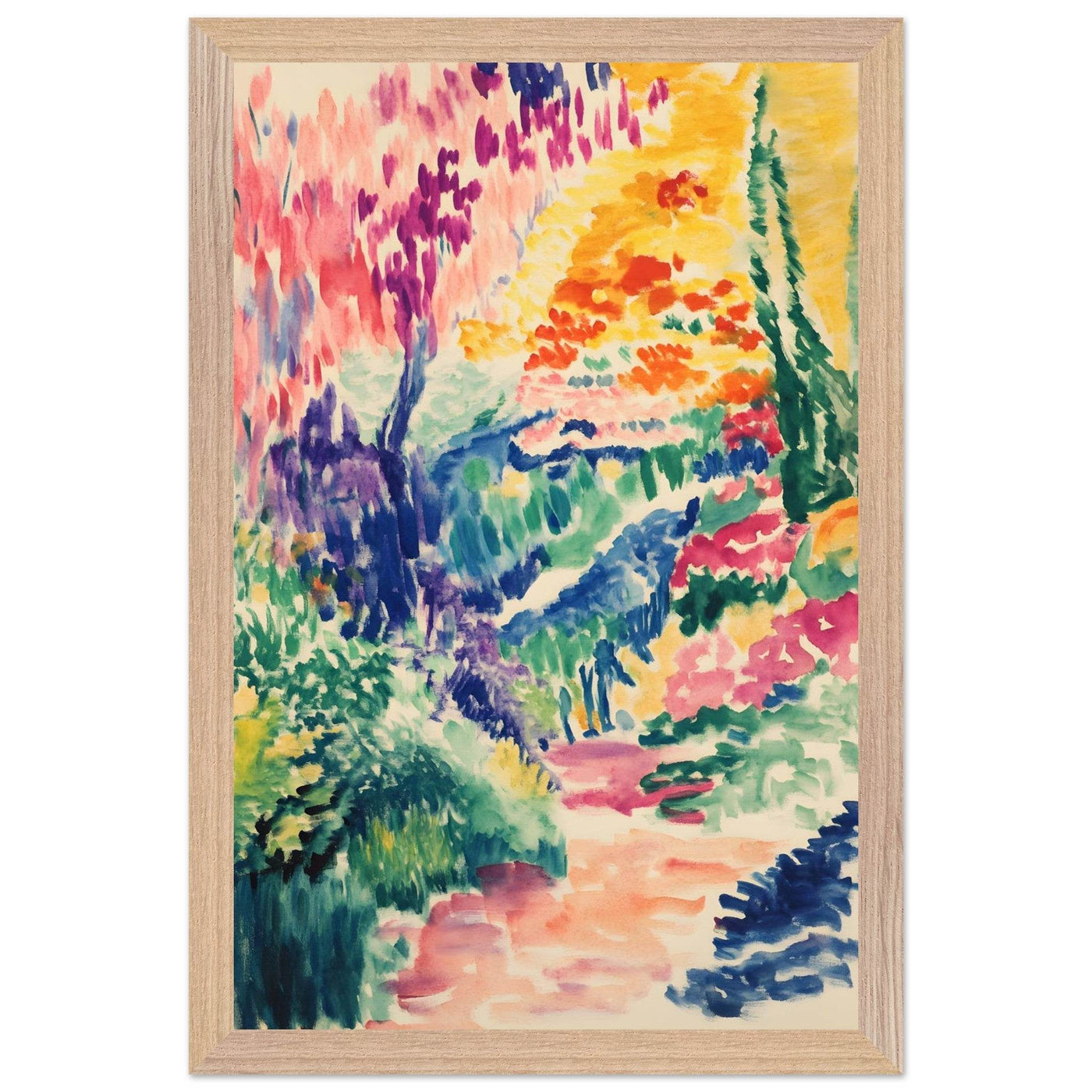 Abstract Garden Delights Henri Matisse - Vibrantwalls