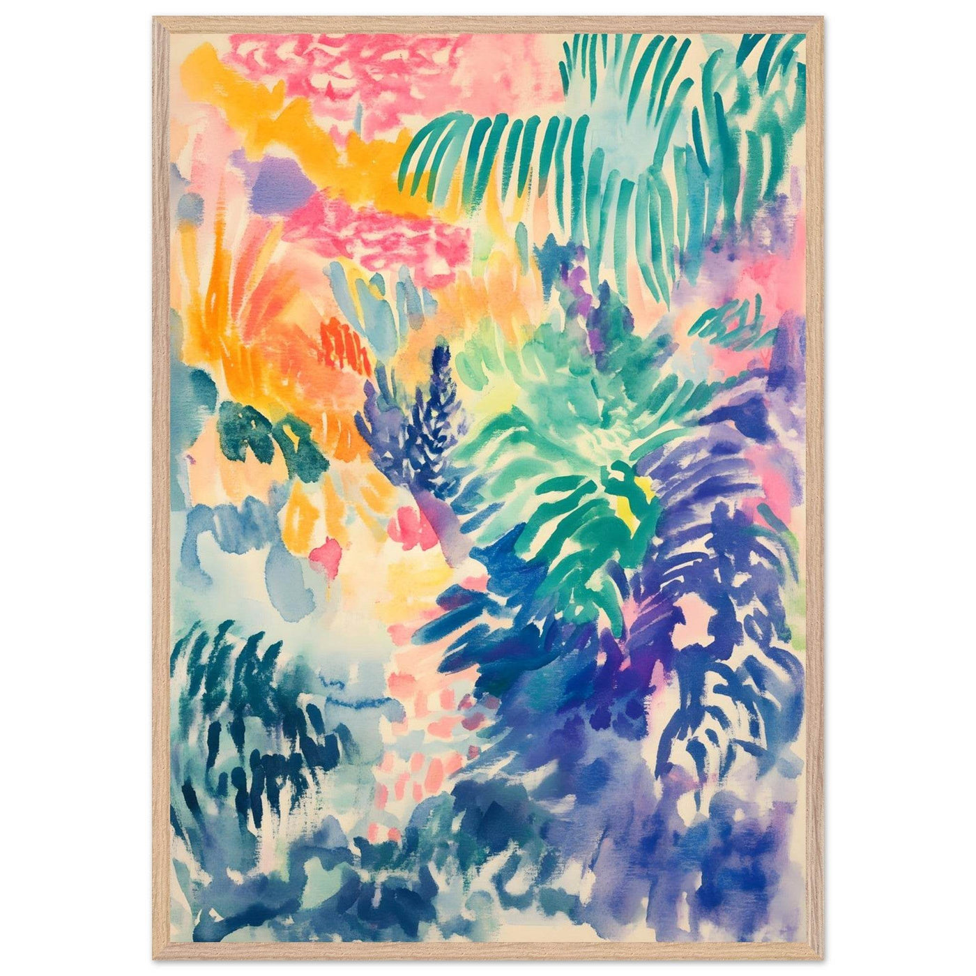 Abstract Floral - Vibrantwalls