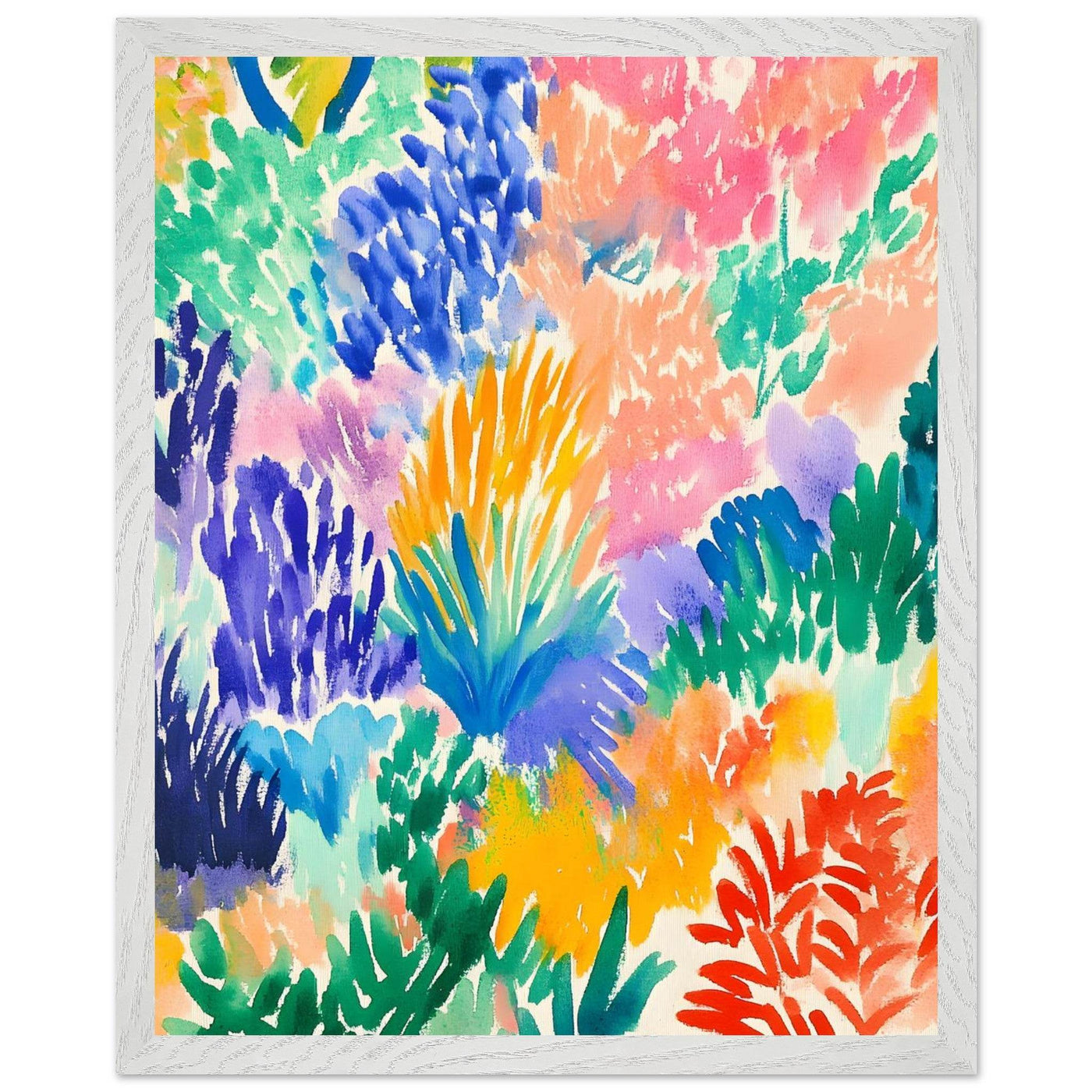 Matisse-Abstract Floral - Vibrantwalls