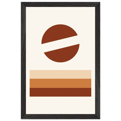 Abstract Desert Landscape Earthy Tones - Vibrantwalls