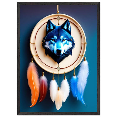 Mystic Wolf Dreamcatcher - Vibrantwalls