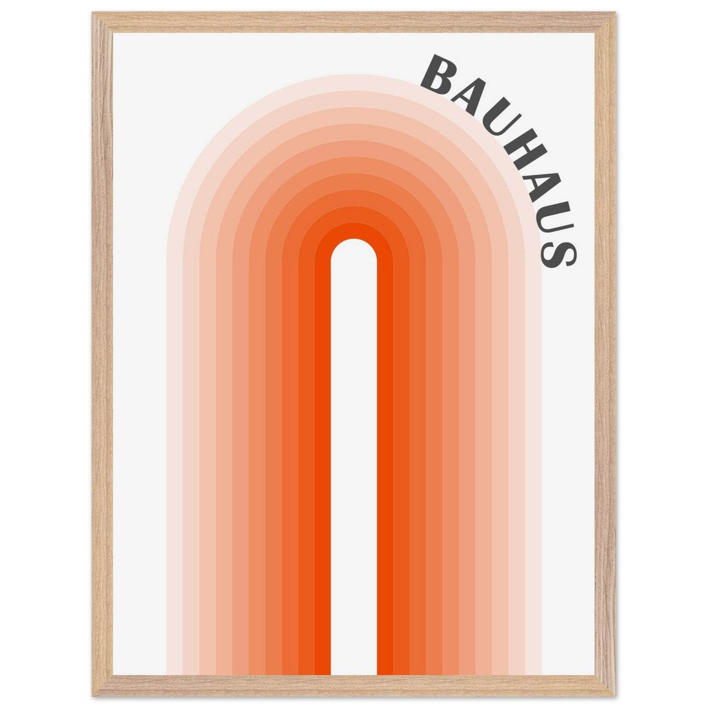 Bauhaus-Style Gradient Arch - Vibrantwalls