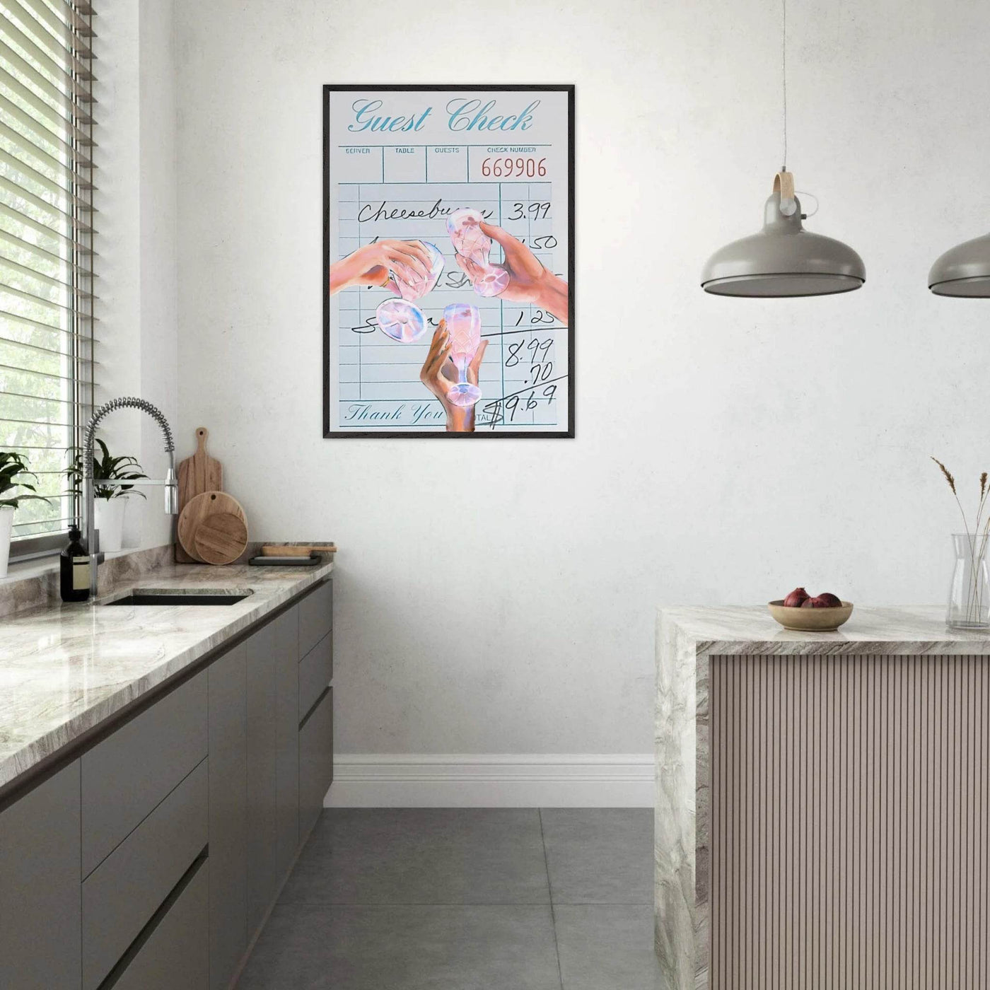 Vibrant Cocktail 'Guest Check' - Vibrantwalls