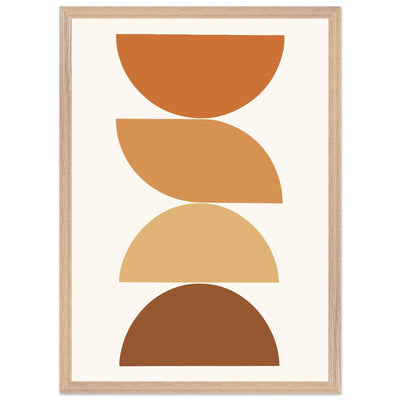 Abstract Desert Landscape Boho Sunset View - Vibrantwalls