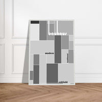 Bauhaus Style Grid Large Wall Art - Vibrantwalls