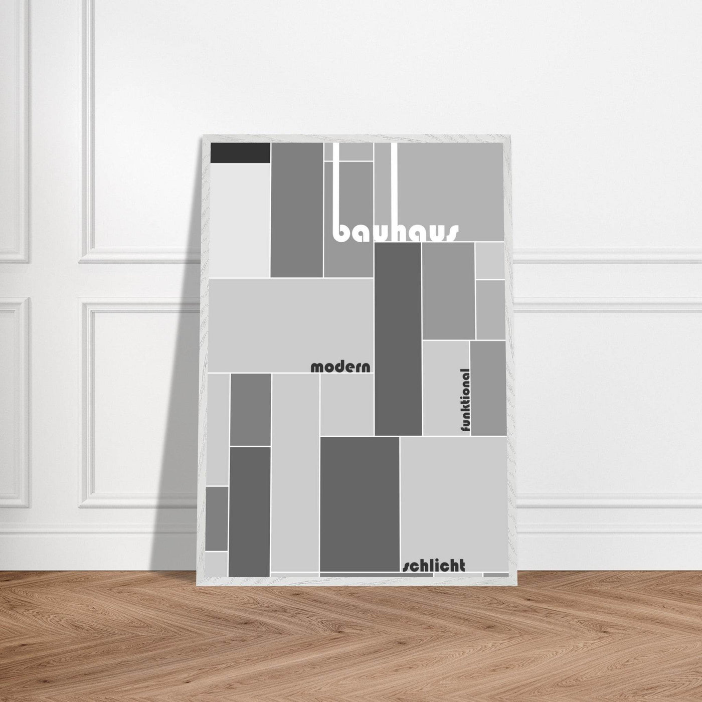 Bauhaus-Style Grid - Vibrantwalls