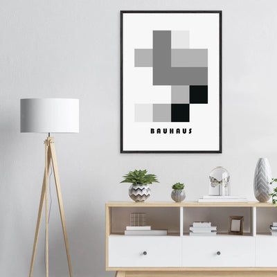 Bauhaus-Style Abstract Geometric - Vibrantwalls