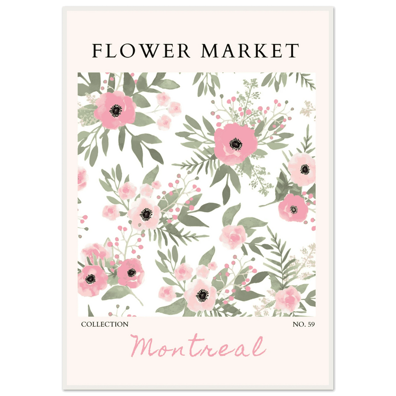Montreal Flower Market Wall Art - Vibrantwalls