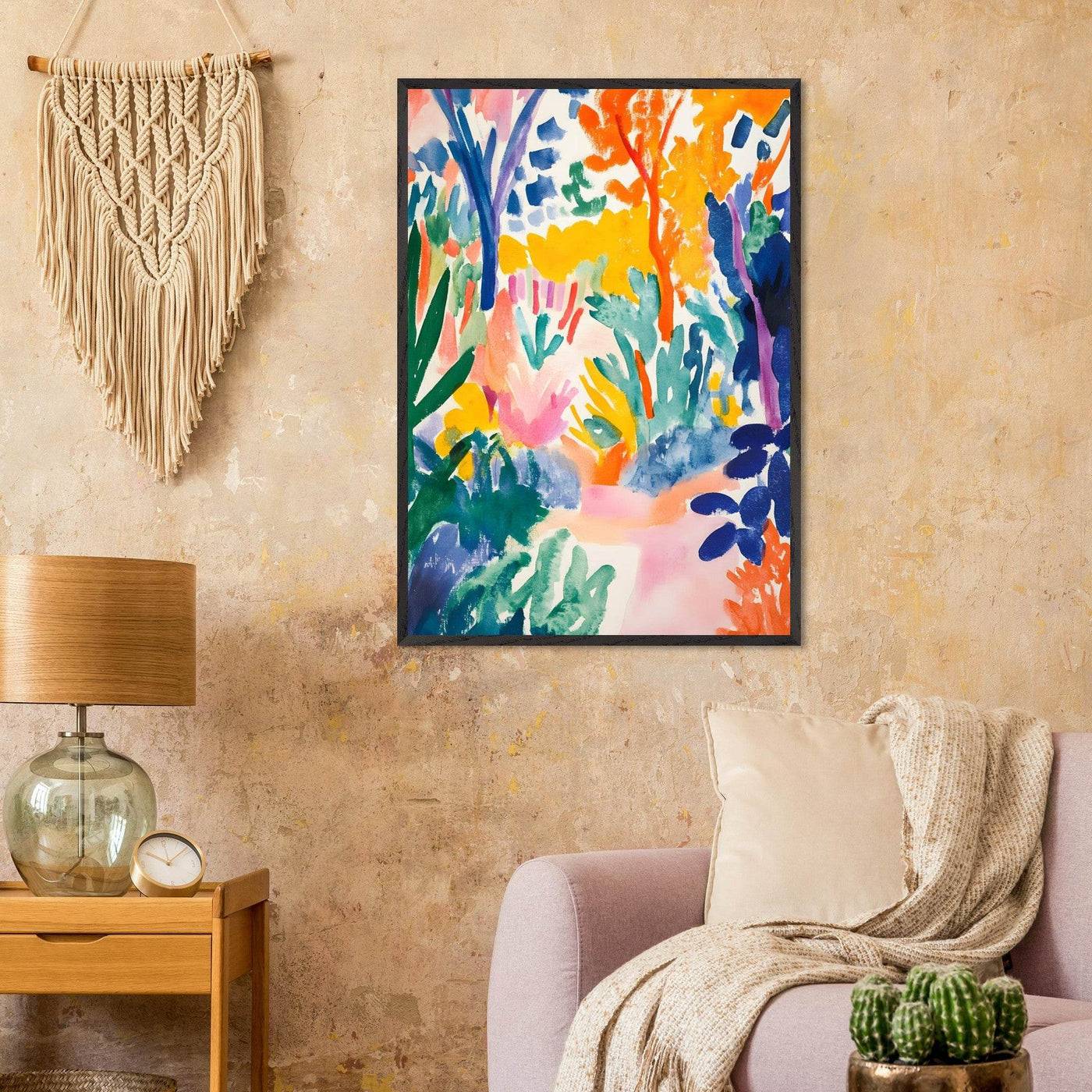 Vibrant Abstract Garden - Vibrantwalls