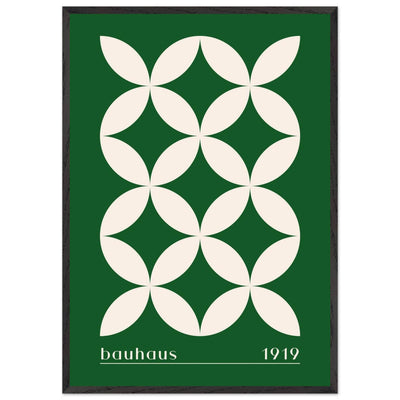 Bauhaus 1919 Green & Beige - Vibrantwalls