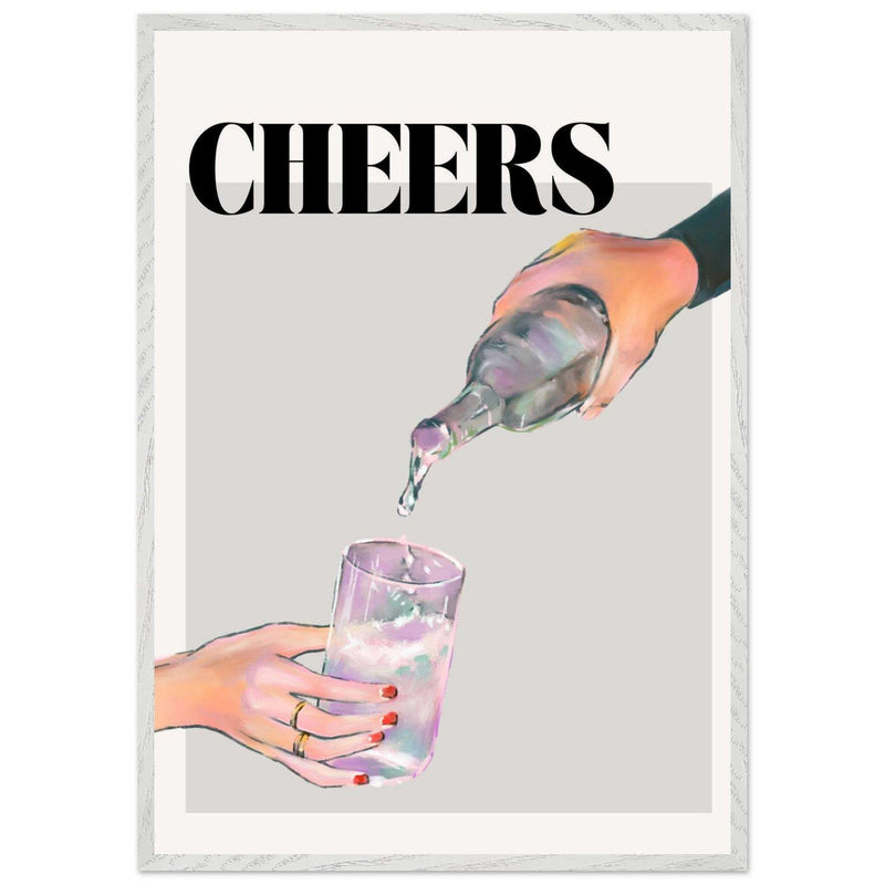 Cheers Cocktail Toast Wall Art - Vibrantwalls