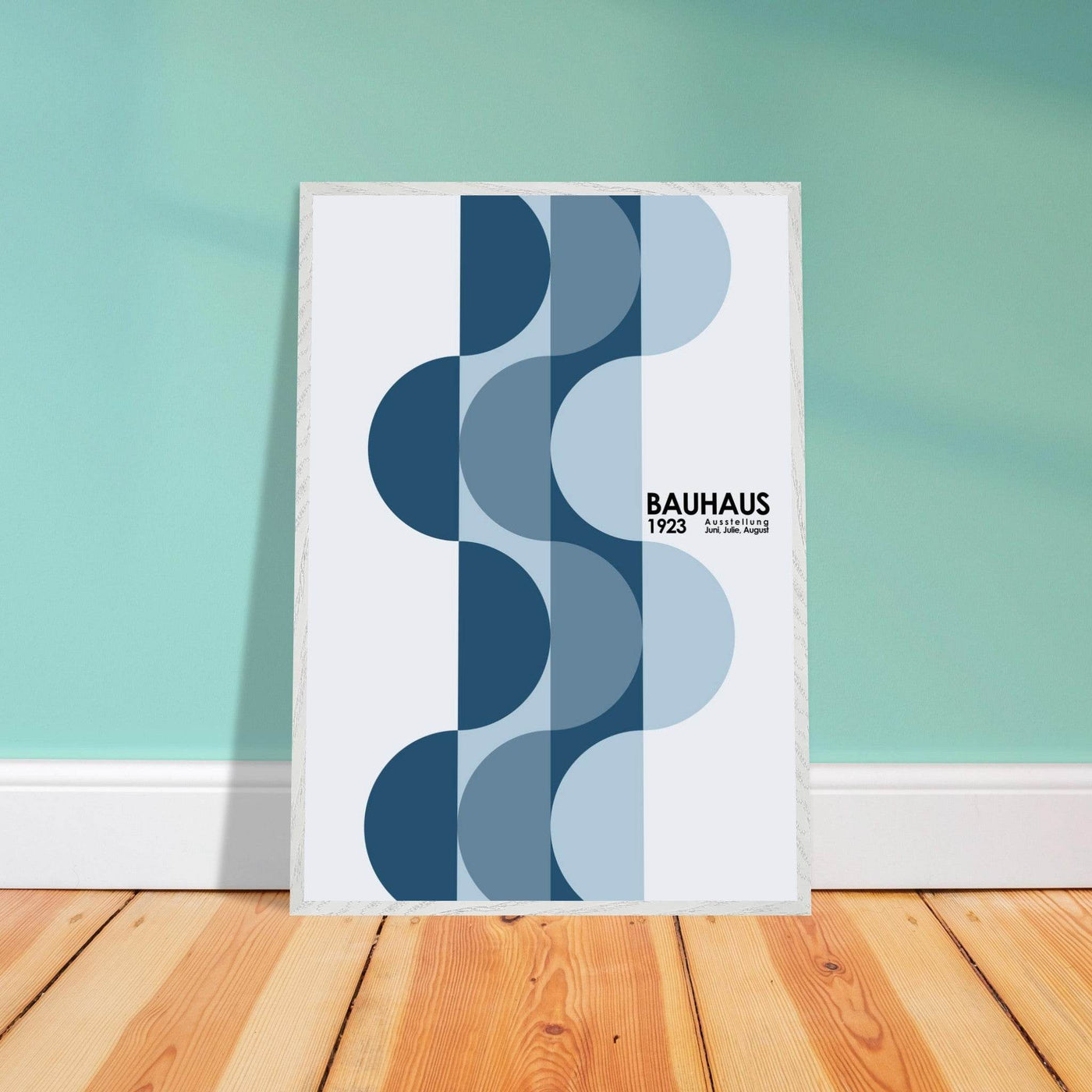 Bauhaus-Style The Blue Design - Vibrantwalls