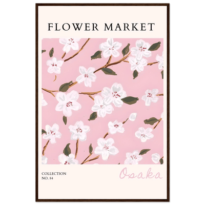 Sakura Pink Bloom Framed Poster – Delicate Floral Art Print | Ready-to-Hang in Your Choice of Frame - Vibrantwalls