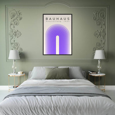 Bauhaus Ausstellung 1923 Violet - Vibrantwalls