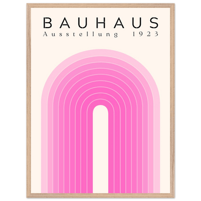 Bauhaus Pink Gradient Arch - Vibrantwalls
