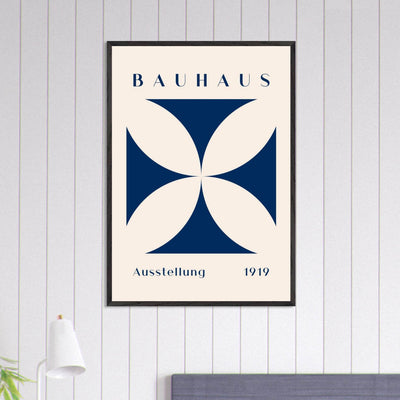 Bauhaus Exhibition 1919 - Navy Cream - Vibrantwalls