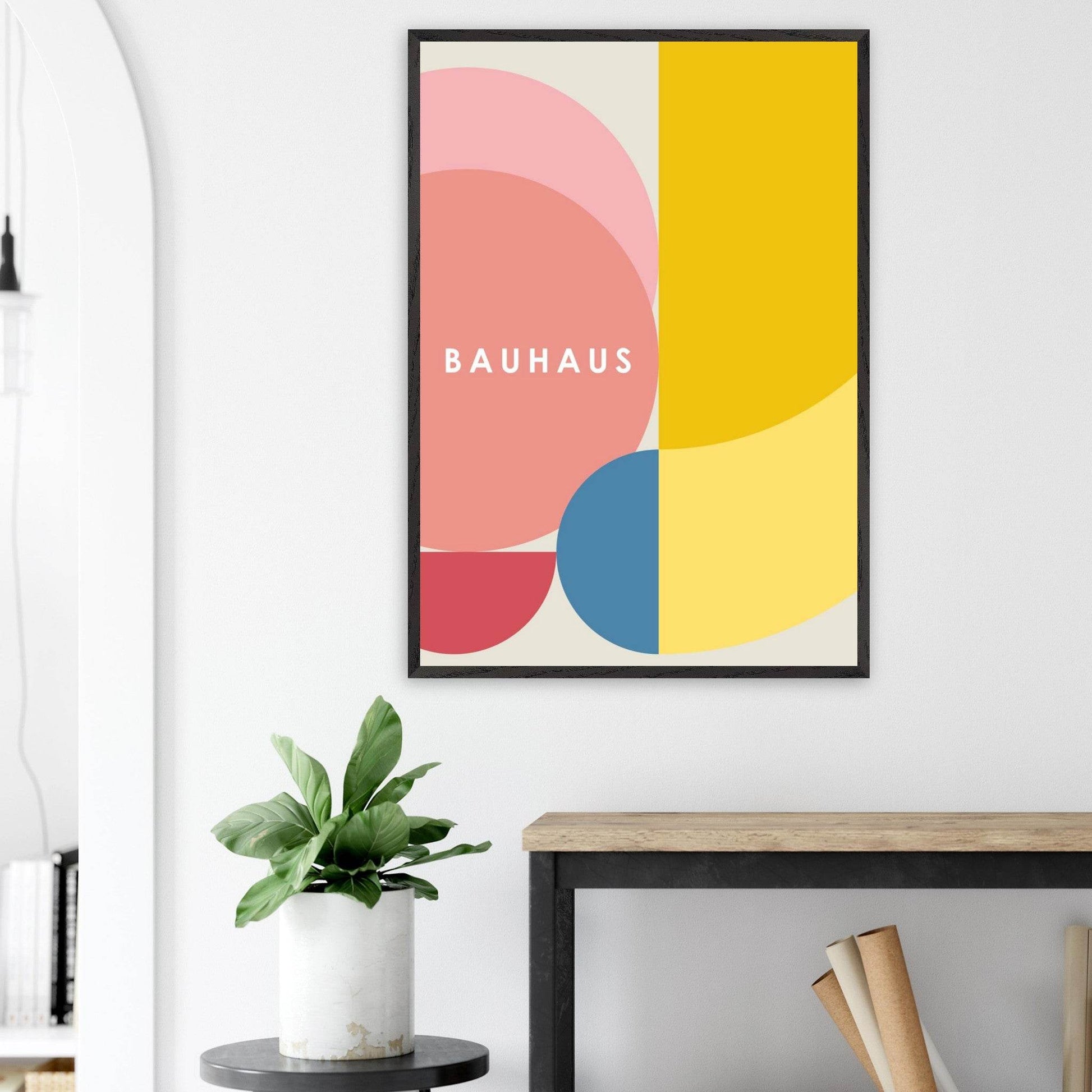 Bauhaus Geometric Art Harmony Movement Style Design Wall Art - Vibrantwalls