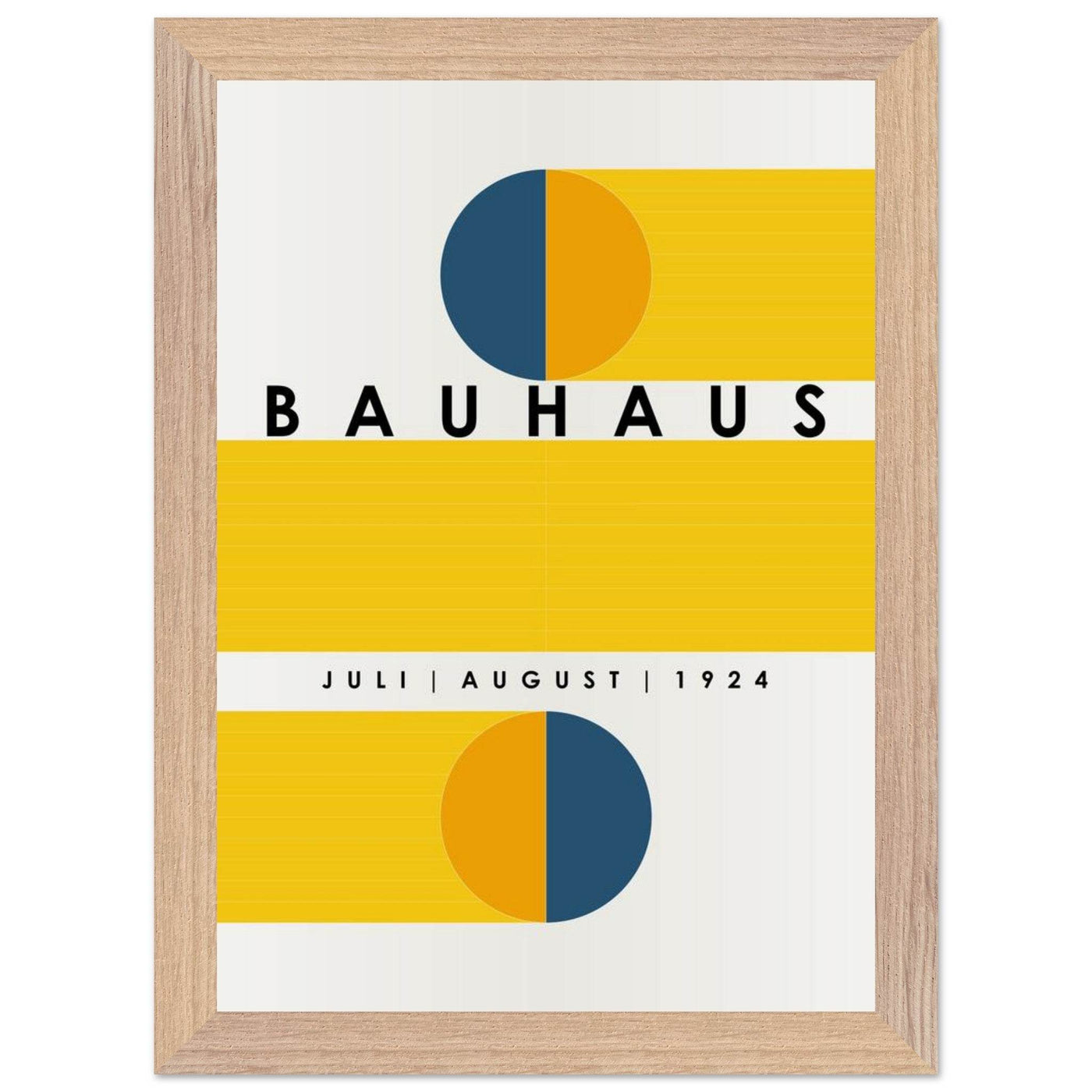 Bauhaus Blue Tunnel Geometric - Vibrantwalls