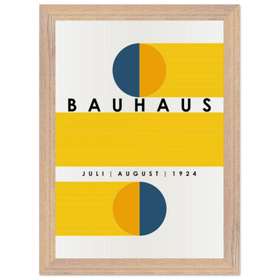 Bauhaus Blue Tunnel Geometric - Vibrantwalls
