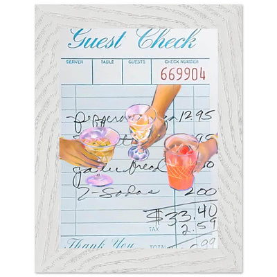 Guest Check Cocktail - Vibrantwalls