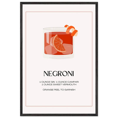 Negroni Cocktail Recipe - Vibrantwalls