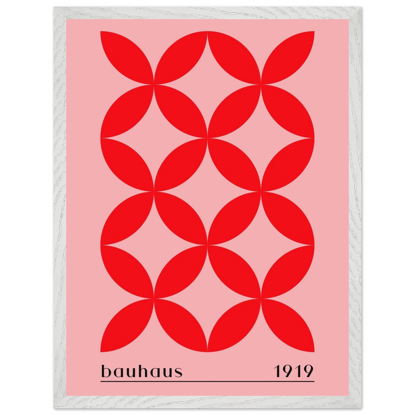 Bauhaus Minimalist Bold Red Geometric Design - Vibrantwalls