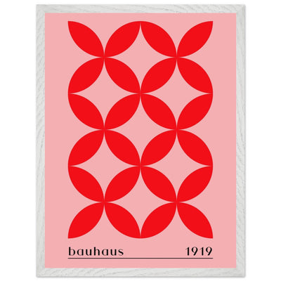 Bauhaus Minimalist Bold Red Geometric Design - Vibrantwalls