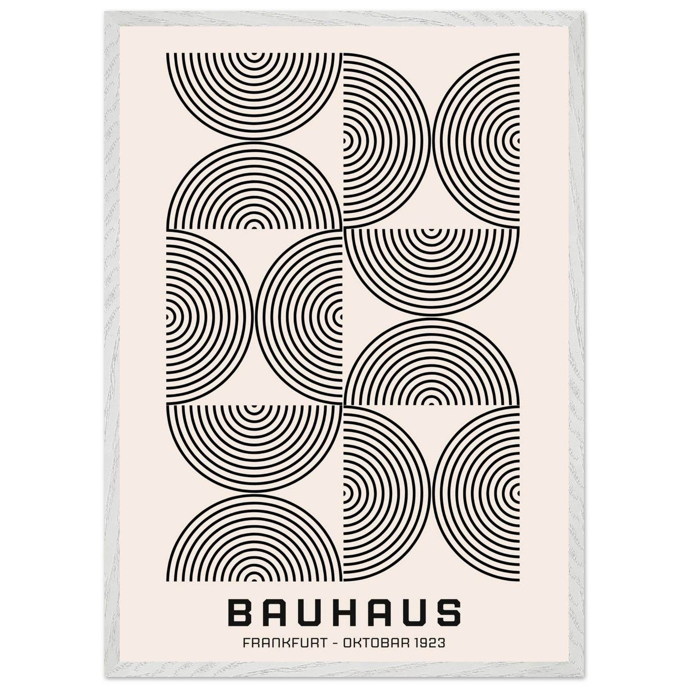 Bauhaus Black & Beige - Vibrantwalls