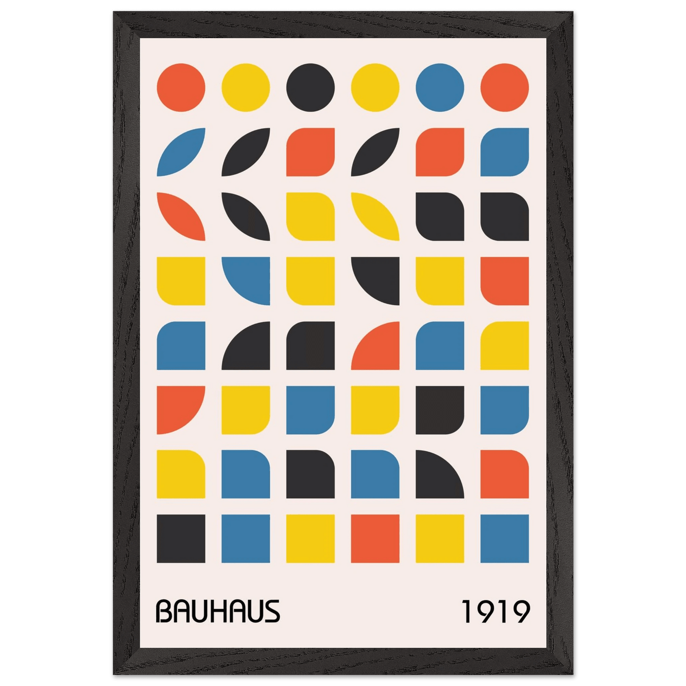 Bauhaus 1919 Geometric Abstract - Vibrantwalls