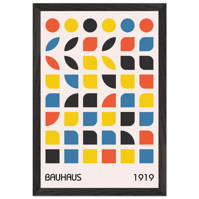Bauhaus 1919 Geometric Abstract - Vibrantwalls