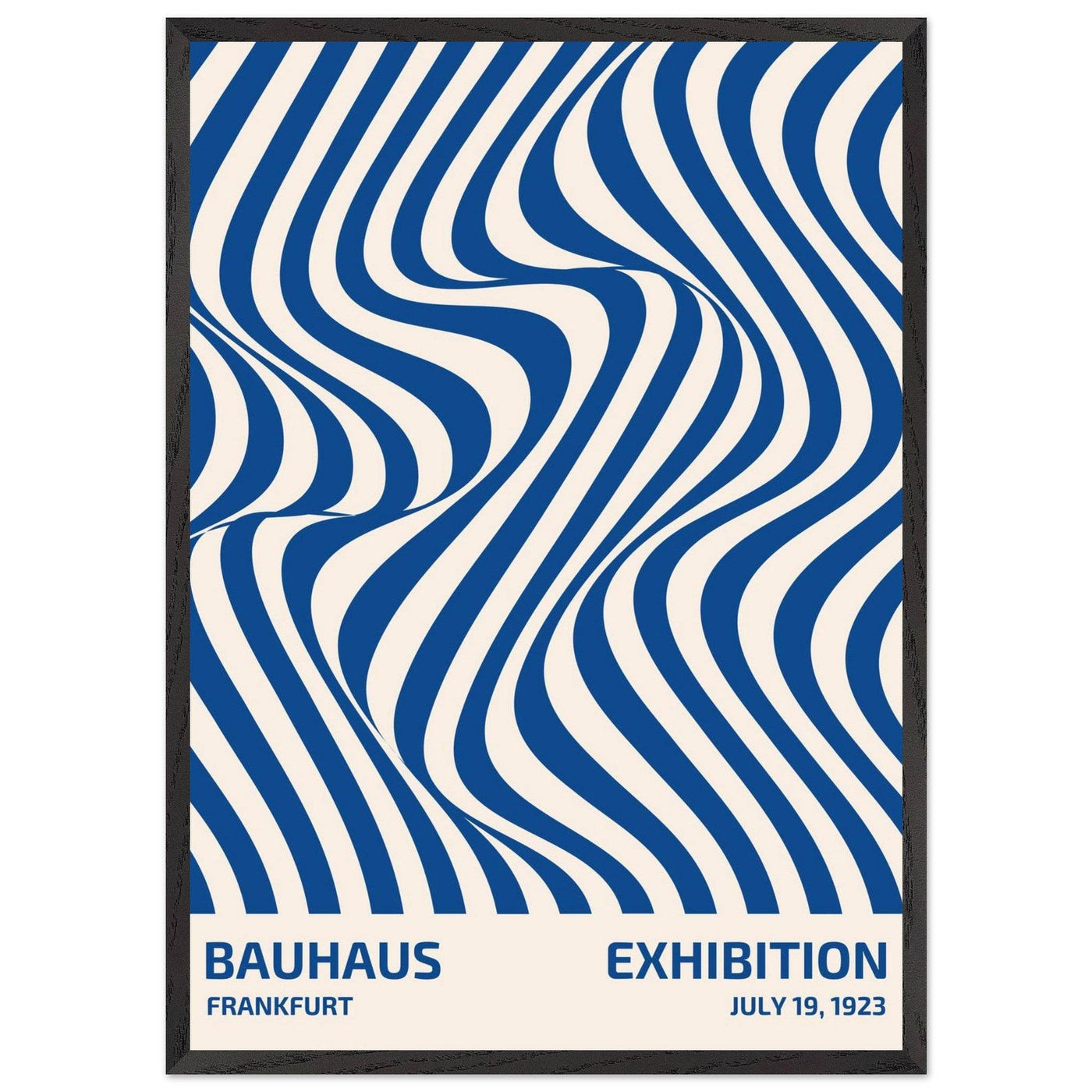 Bauhaus Ausstellung 1923 Op Art Wavy - Vibrantwalls
