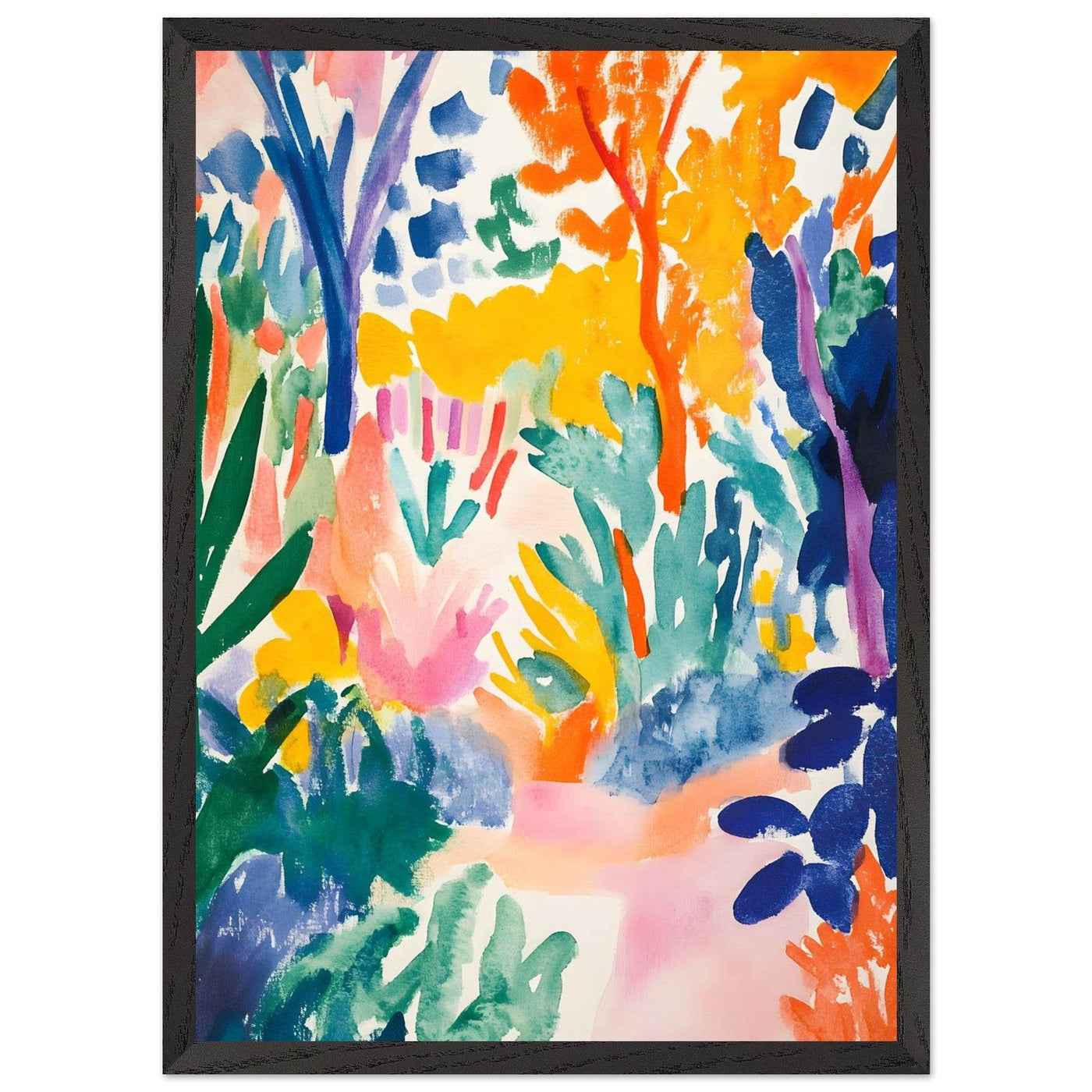 Vibrant Abstract Garden - Vibrantwalls