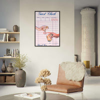 Guest Check Cheers Poster Wall Art - Vibrantwalls