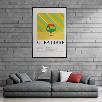 Cuba Libre Cocktail Recipe - Vibrantwalls