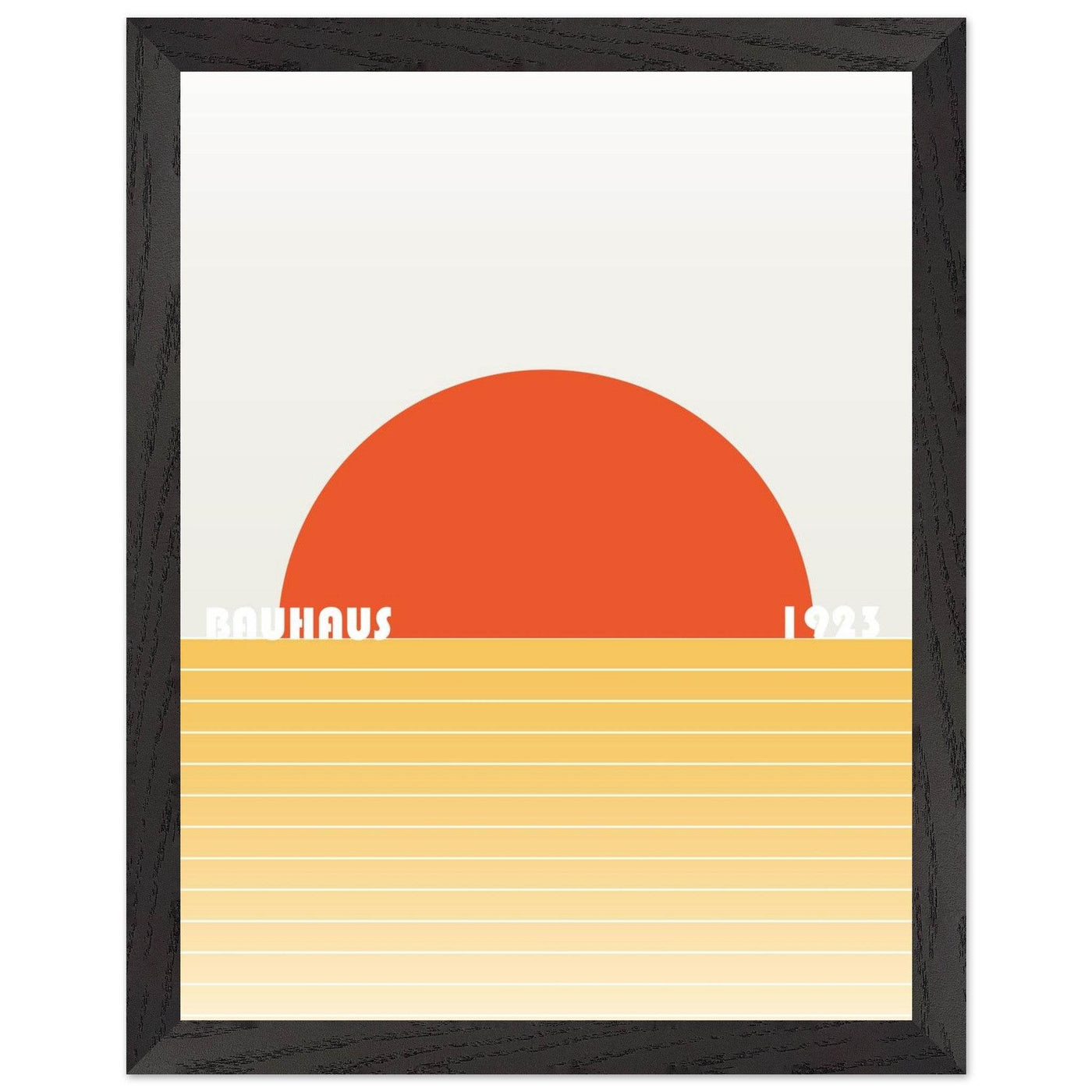 Bauhaus Sunset Abstraction - Vibrantwalls