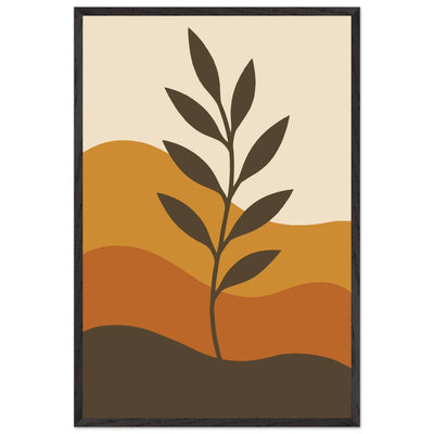 Minimalist Desert Bloom - Vibrantwalls