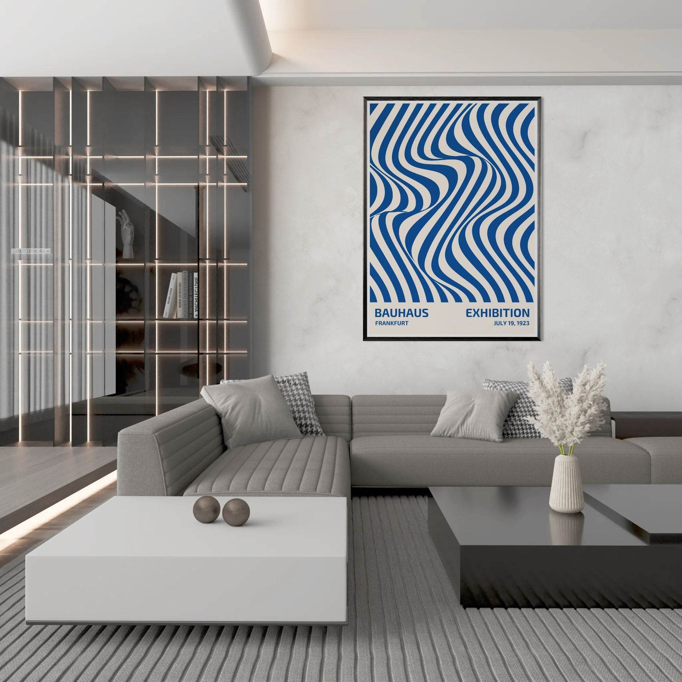 Bauhaus Ausstellung 1923 Op Art Wavy - Vibrantwalls
