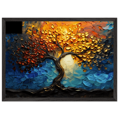 The Tree of Life Premium Wooden - Vibrantwalls
