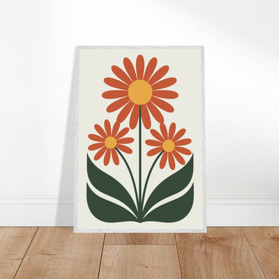 Abstract Floral Delight - Vibrantwalls