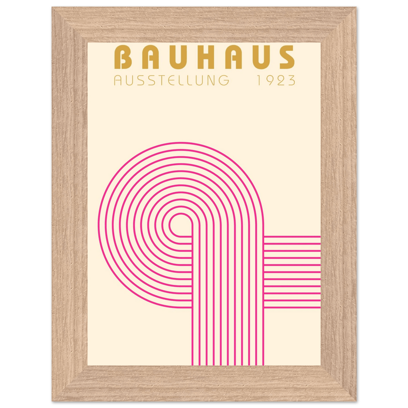 Bauhaus Pink Pop Decor for Modern Home Aesthetics - Vibrantwalls