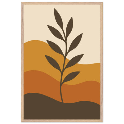 Minimalist Desert Bloom - Vibrantwalls