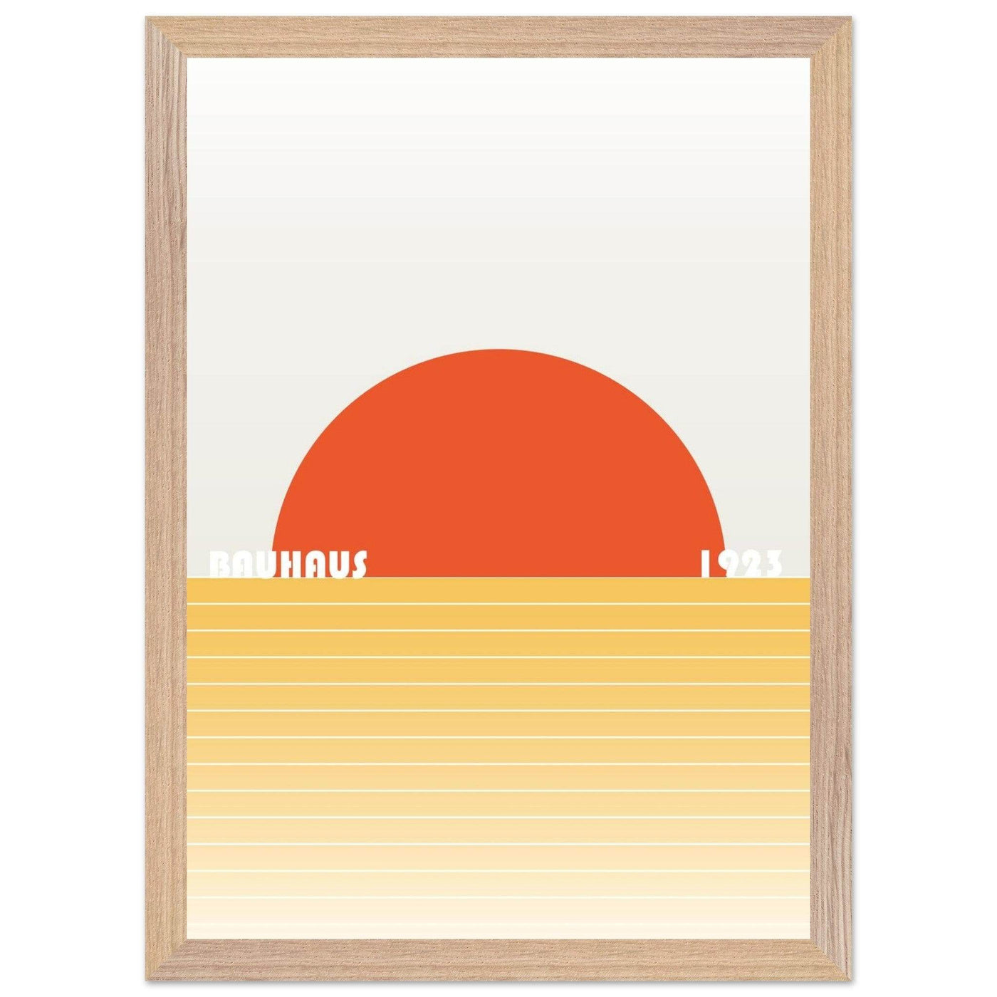 Bauhaus Sunset Abstraction - Vibrantwalls
