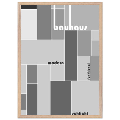 Bauhaus Style Grid - Vibrantwalls