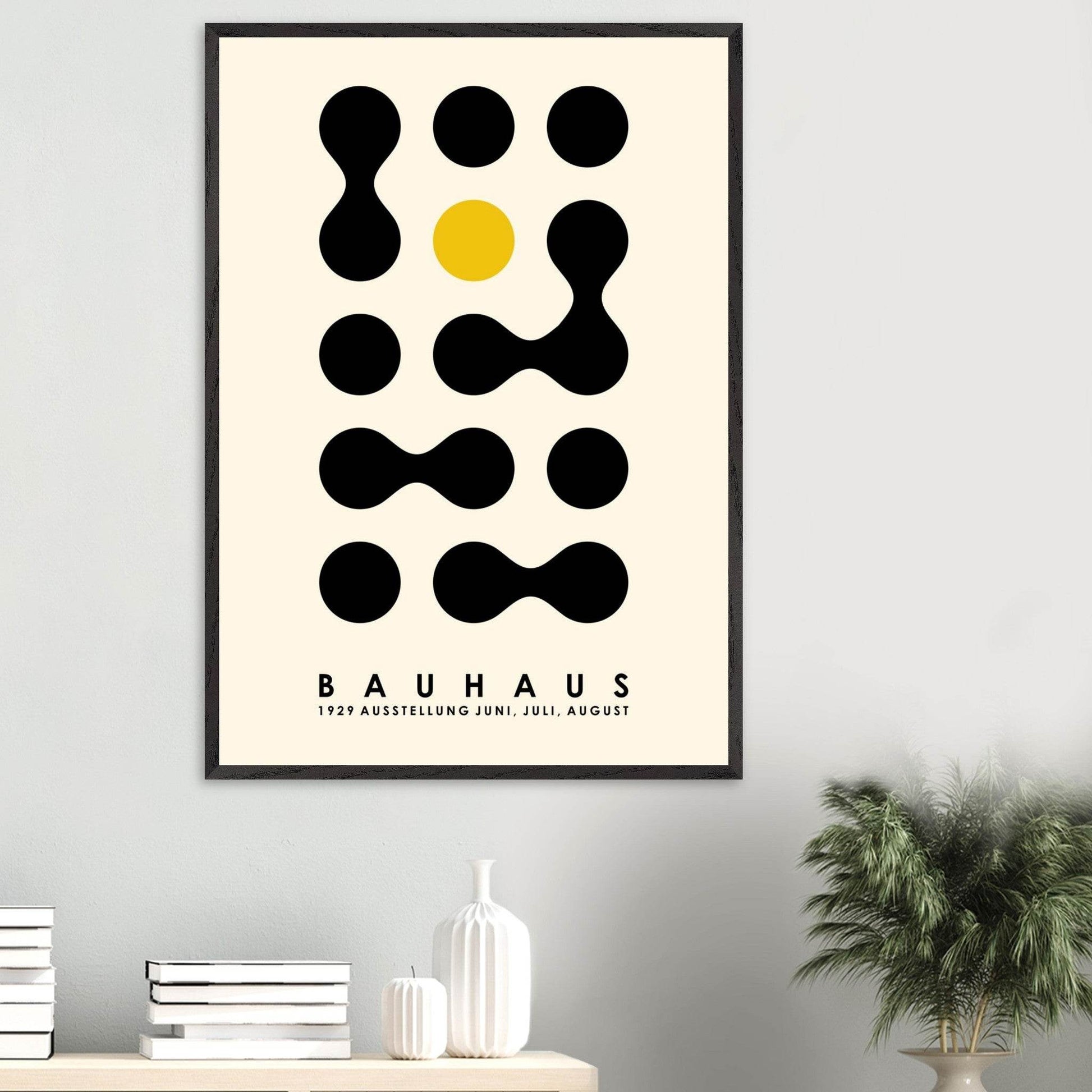 Bauhaus Geometric Shapes Modern Movement Style Design Wall Art - Vibrantwalls