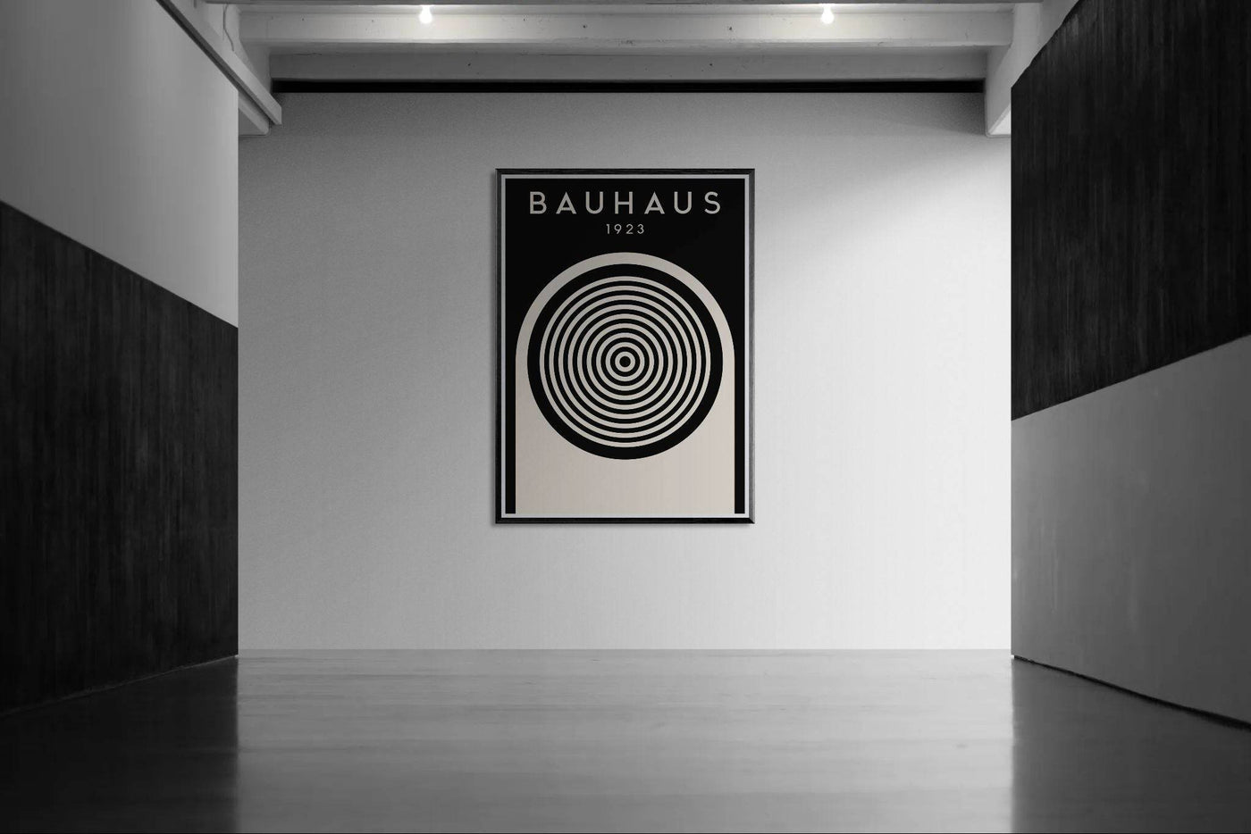 Bauhaus Black & Cream - Vibrantwalls