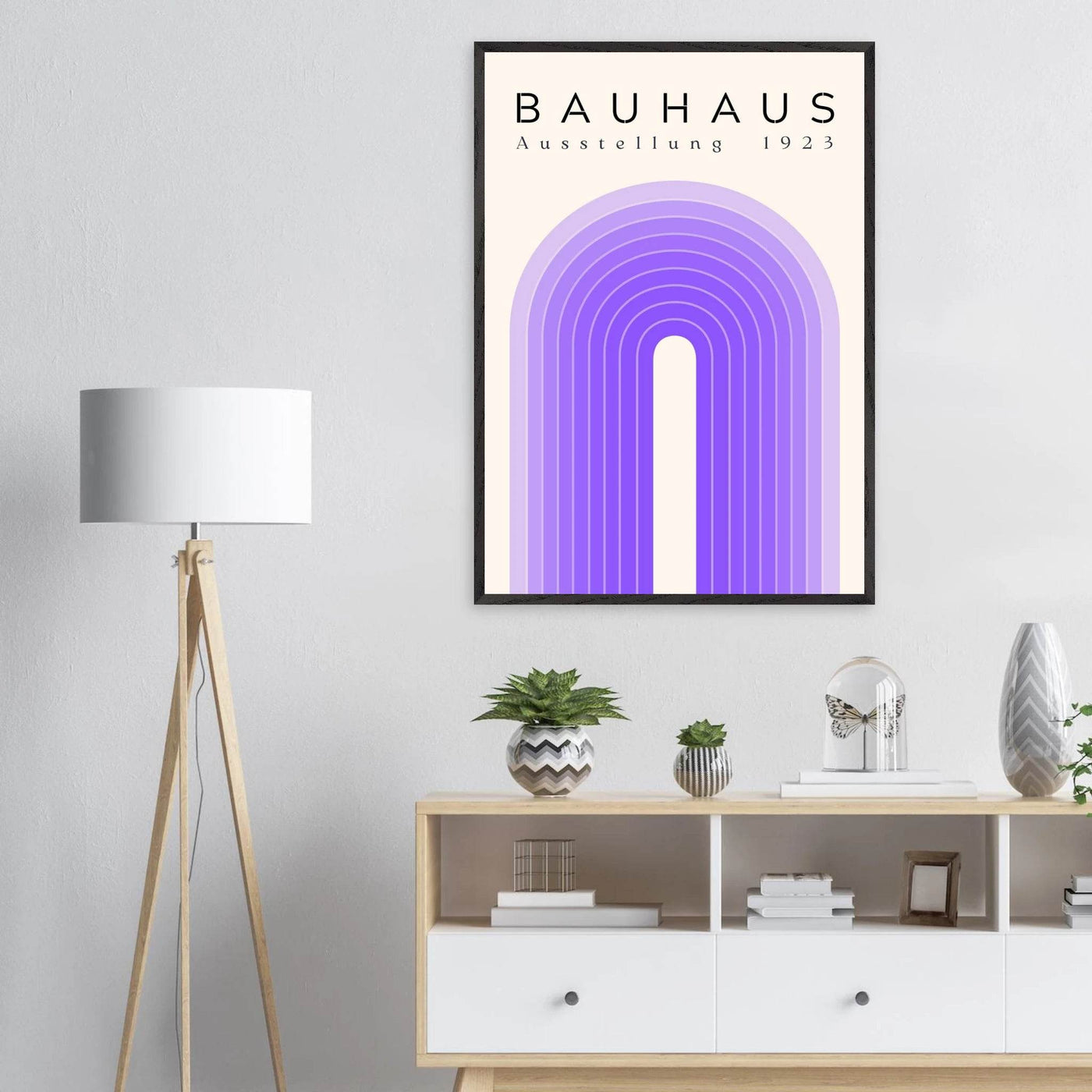 Bauhaus Ausstellung 1923 Violet - Vibrantwalls