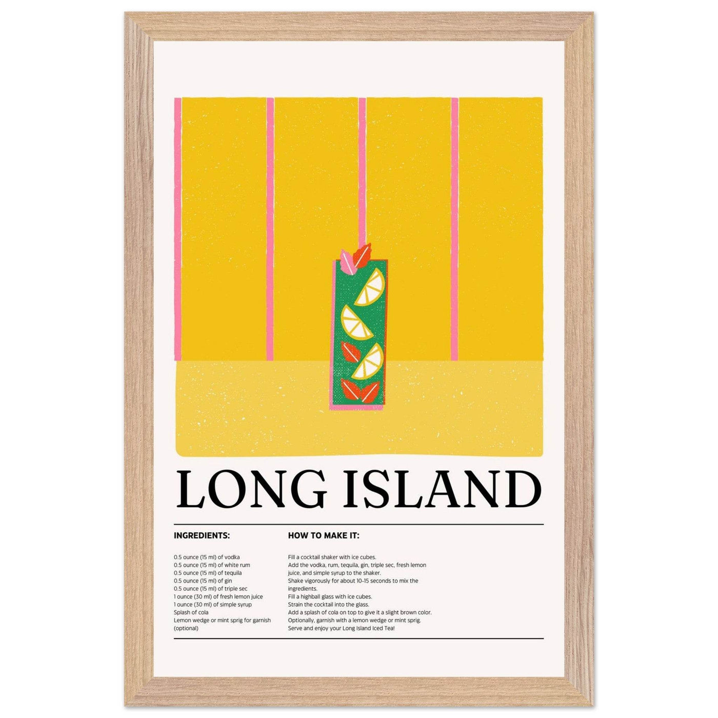 Long Island Iced Tea Recipe Party Drink - Vibrantwalls