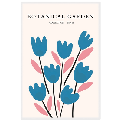 Abstract Botanical Garden Framed Poster – Modern Floral Art Print | Ready-to-Hang in Various Sizes & Frames - Vibrantwalls