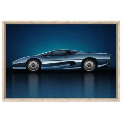 Framed Wall Art for Living Room - Jaguar XJ220 Supercar Canvas - Vibrantwalls