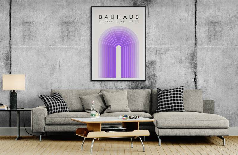 Bauhaus Ausstellung 1923 Violet - Vibrantwalls